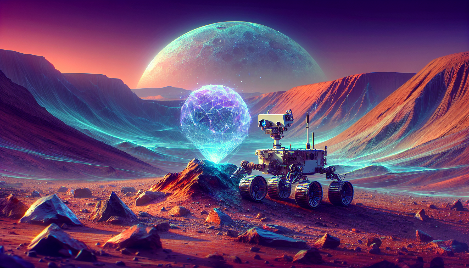 Cómo NASA está utilizando inteligencia artificial en su rover para estudiar rocas marcianas