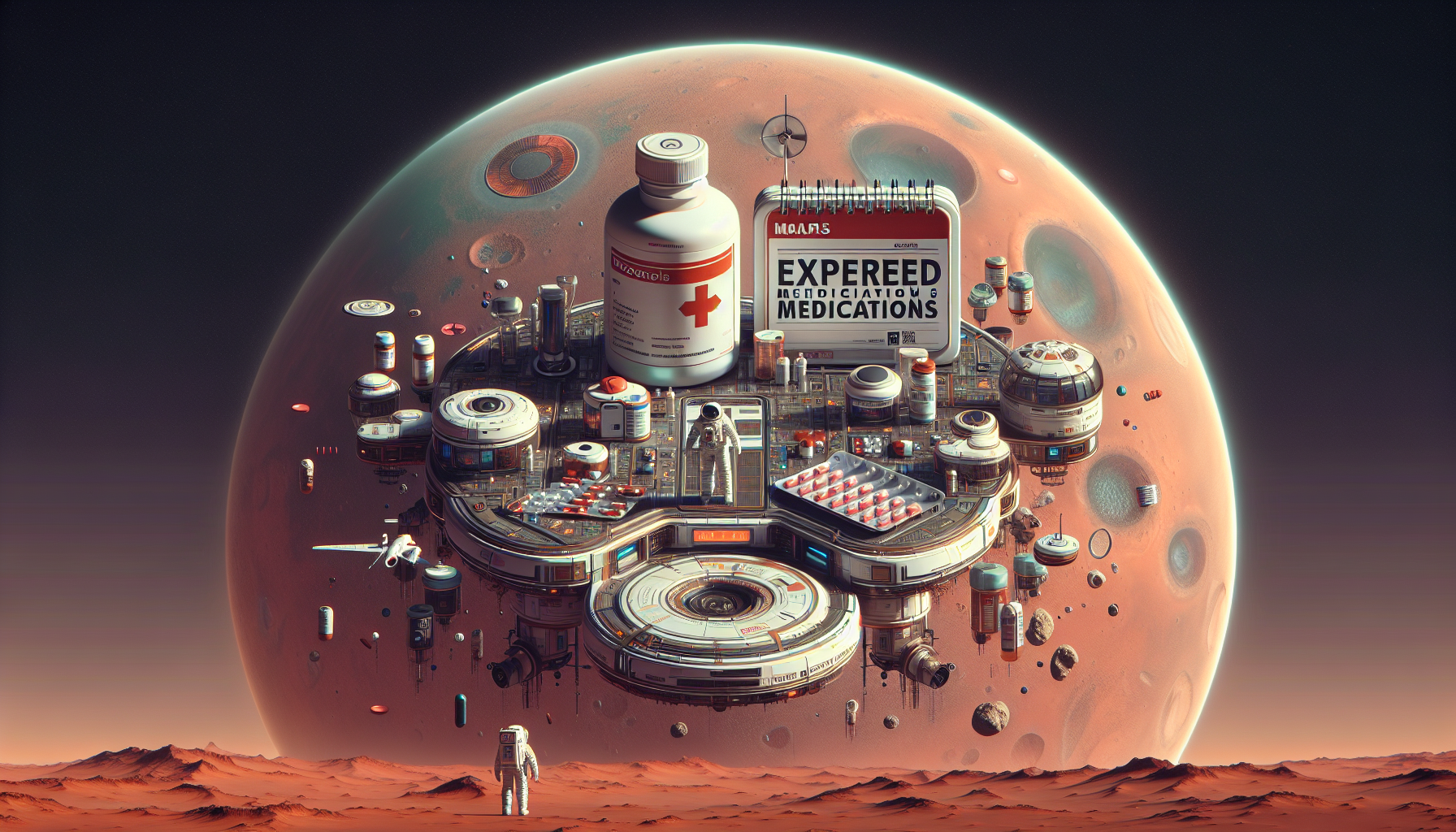 ¿Cómo manejarán los astronautas los medicamentos caducados en Marte?