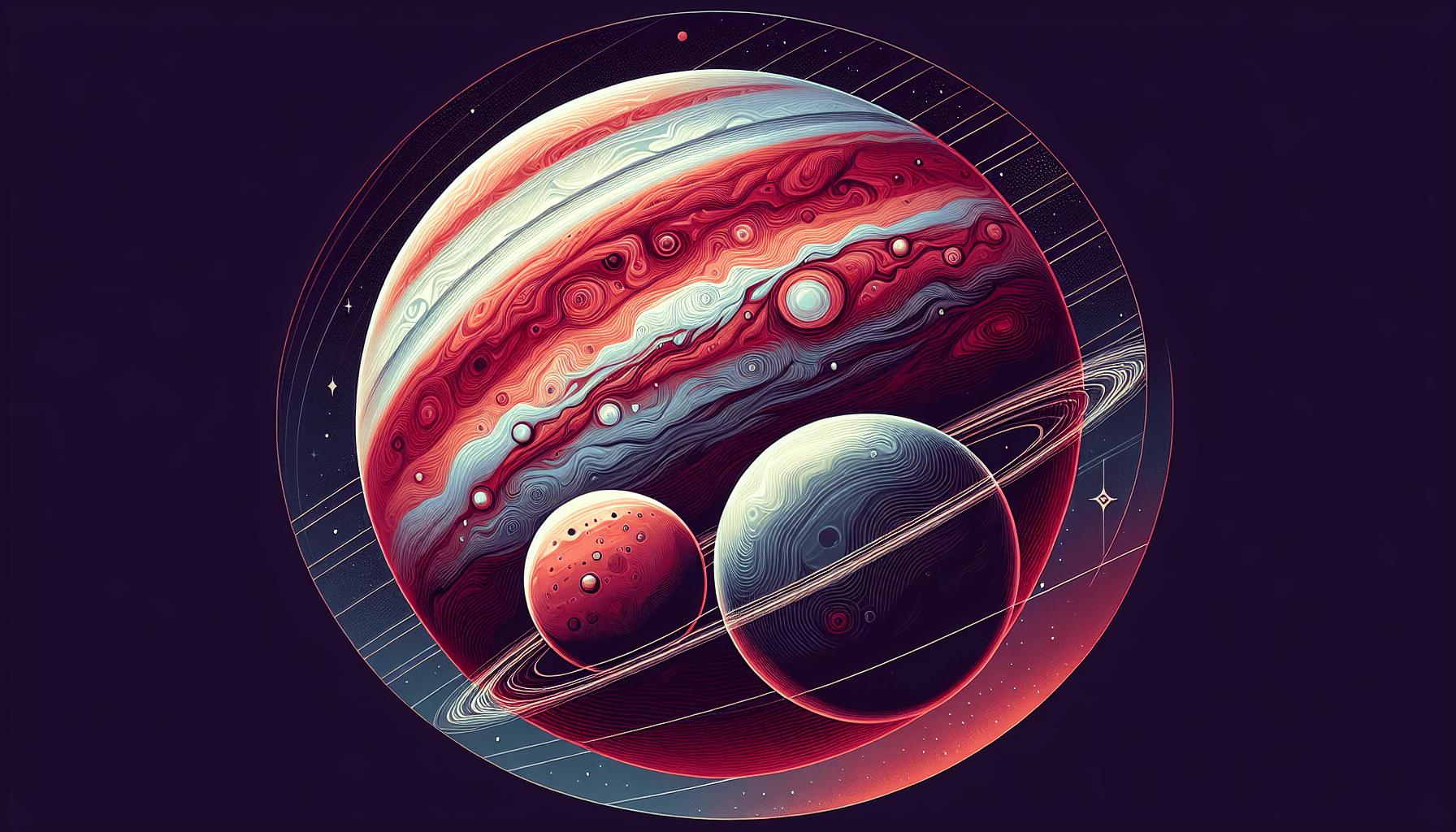 Conjunción de Júpiter y Marte: Cómo observar el Planeta Rojo y el Gigante en el cielo la próxima semana.