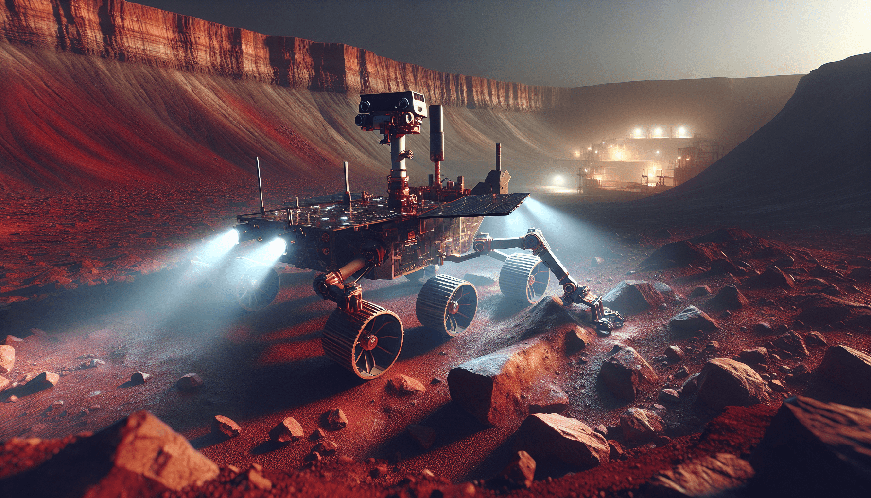 Rover marciano realiza pruebas autónomas de muestreo en cantera del Reino Unido