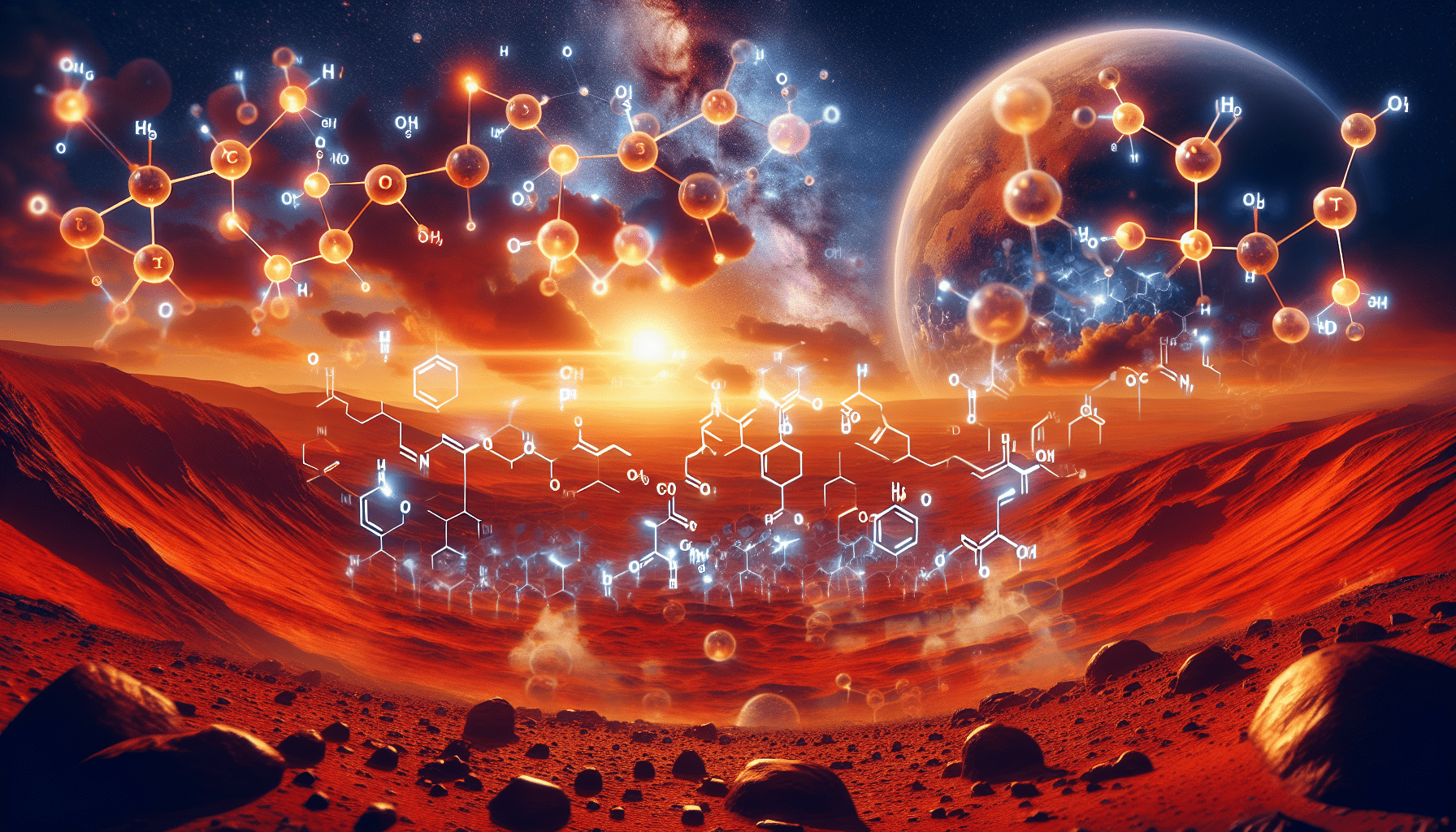 Nueva teoría revela que la materia orgánica en Marte se originó a partir de formaldehído atmosférico