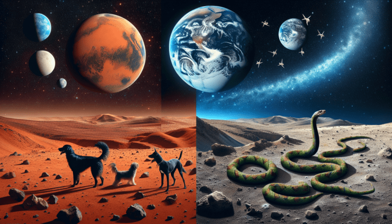 Perros en Marte y serpientes en la Luna: explorando la vida extraterrestre